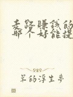 走路赚钱的软件哪个好能提现微信