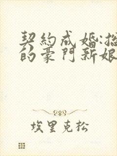 契约成婚:总裁的豪门新娘