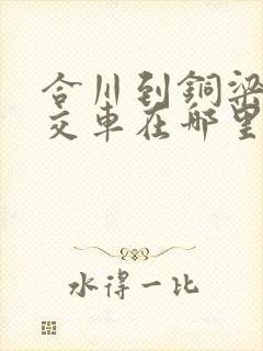 合川到铜梁的公交车在哪里坐