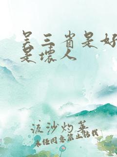 吴三省是好人还是坏人