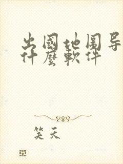 出国地图导航用什么软件