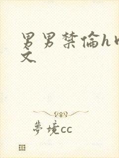 男男禁伦h肉全文