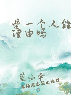 爱一个人能说出理由吗