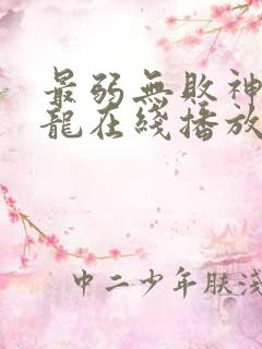 最弱无败神装机龙在线播放