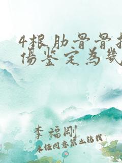 4根肋骨骨折工伤鉴定为几级