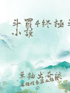 斗罗4终极斗罗小说