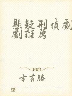 悬疑刑侦剧破案剧推荐