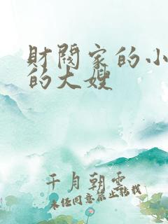 财阀家的小儿子的大嫂