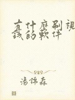 有什么刷视频赚钱的软件