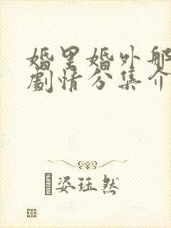 婚里婚外那些事剧情分集介绍