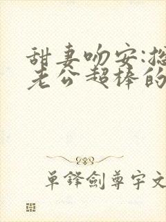 甜妻吻安:总裁老公超棒的简介