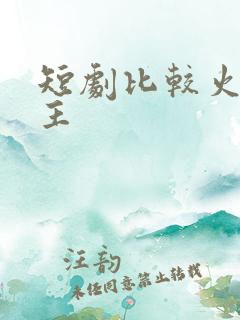 短剧比较火的男主