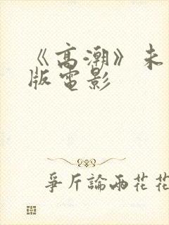 《高潮》未删减版电影