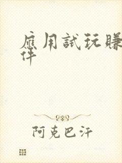 应用试玩赚钱软件