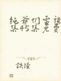 纯爷们电视剧全集45集免费观看