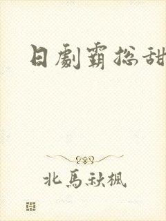 日剧霸总甜宠剧