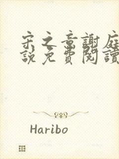 宋之意谢庭言小说免费阅读最新章节