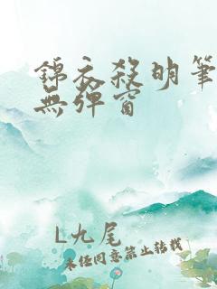 锦衣杀明笔趣阁无弹窗