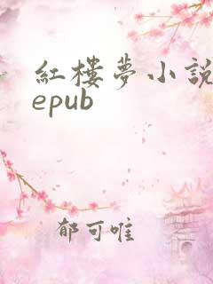 红楼梦小说下载epub