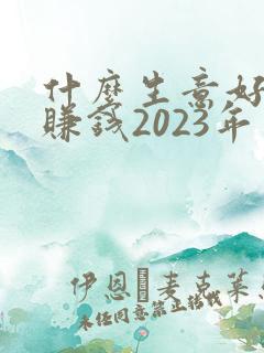 什么生意好做又赚钱2023年