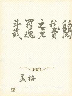 斗罗之我的异火武魂免费阅读