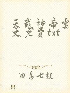 天武神帝云尘全文免费txt