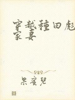 穿越种田彪悍农家妻