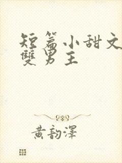 短篇小甜文推荐双男主