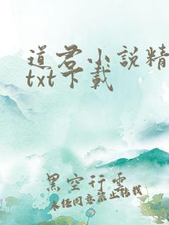 道君小说精校版txt下载