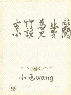 古竹为止双男主小说免费阅读笔趣阁