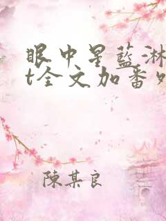 眼中星蓝淋txt全文加番外