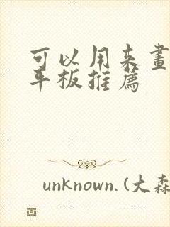 可以用来画画的平板推荐