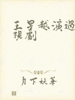 王星越演过的电视剧