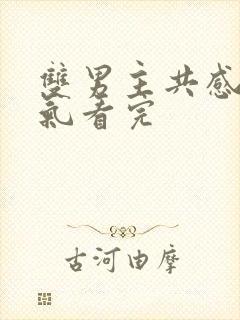 双男主共感一口气看完