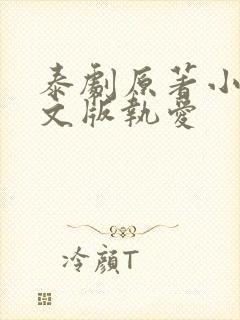 泰剧原著小说中文版执爱