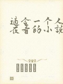 适合一个人在深夜看的小说