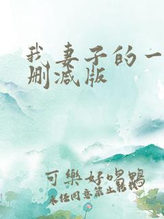 我妻子的一切未删减版