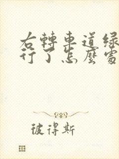 右转车道绿灯直行了怎么处罚