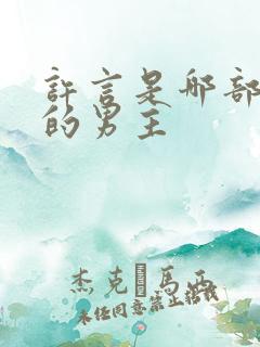 许言是哪部小说的男主