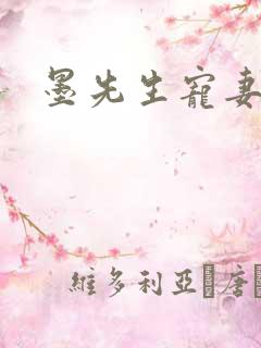 墨先生宠妻无度