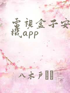 电视盒子安装手机app