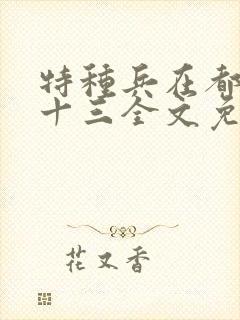 特种兵在都市夜十三全文免费阅读