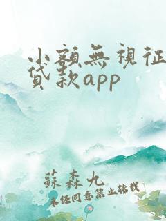 小额无视征信的贷款app