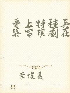 爱上特种兵40集电视剧在线观看