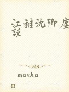 江稚沈卿尘的小说