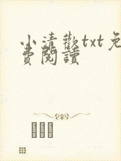 小清欢txt免费阅读