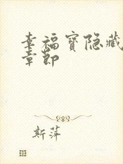 幸福宝隐藏入口章节