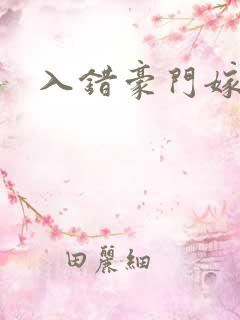 入错豪门嫁对郎