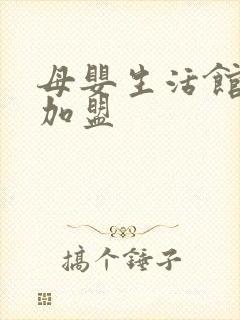 母婴生活馆怎么加盟