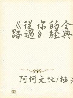 《从你的全世界路过》经典语录40句